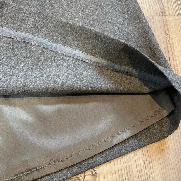 Vintage Pendleton Gray Virgin Wool Midi Skirt - 10 - Picture 7 of 7